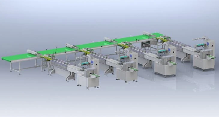 Automaattinen Chocolate Bar Packaging Line